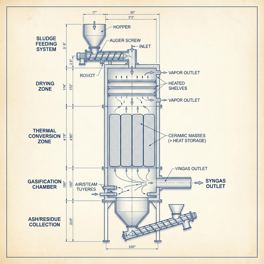 Sezione Reattore Fanghi